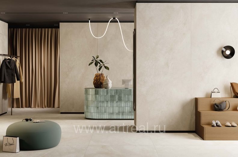 La fabbrica Velaris Керамогранит La fabbrica Velaris в интерьере