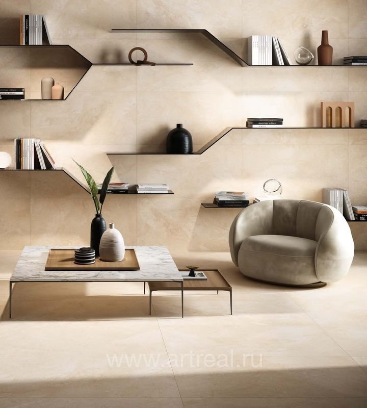 La fabbrica Velaris Керамогранит La fabbrica Velaris в интерьере