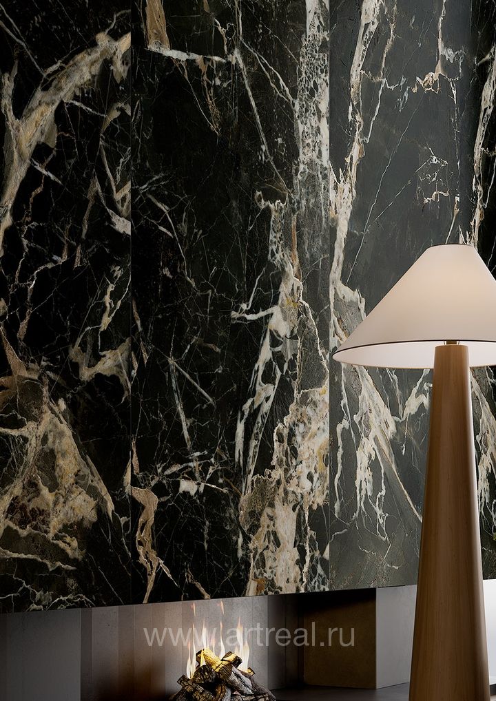 La fabbrica Black Gold Керамогранит La fabbrica Black Gold в интерьере