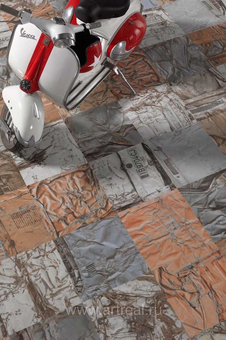 Peronda Metalskin Керамическая плитка Peronda Metalskin в интерьере