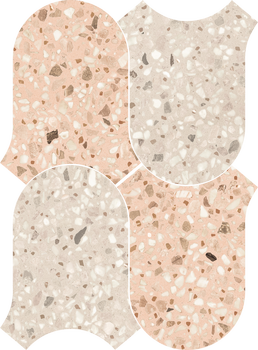 41zero42 Chicco мозаика Mosaic Onda Rosa/Greige 27*36.5*9