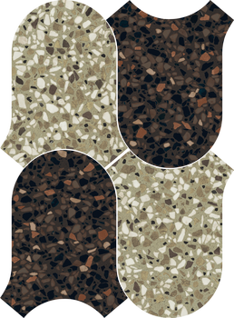 41zero42 Chicco мозаика Mosaic Onda Verde/Cacao 27*36.5*9