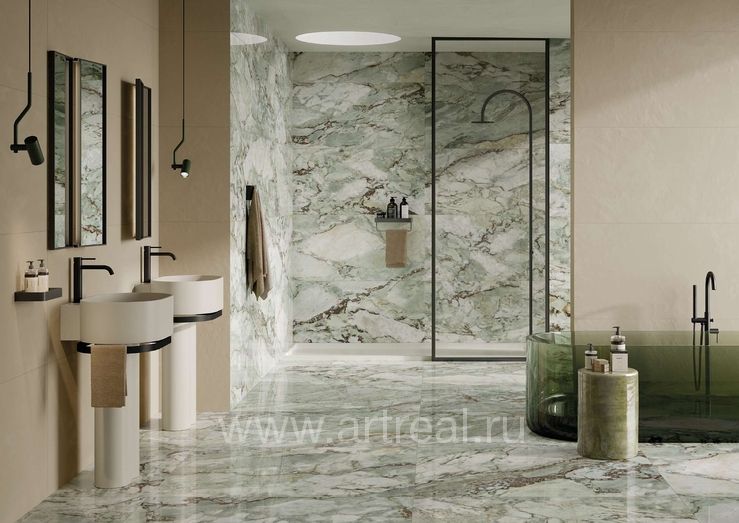 La fabbrica Green Sunset Керамогранит La fabbrica Green Sunset в интерьере