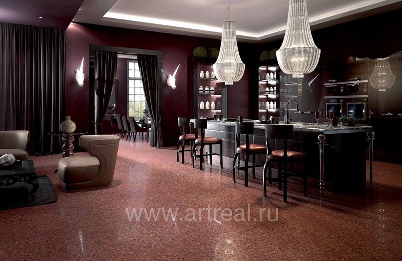 Petracers Carnevale Veneziano Керамогранит Petracers Carnevale Veneziano в интерьере