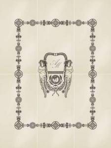 Petracers Ad Personam декор Blason 05 Con Inizali With Monogram 150*200