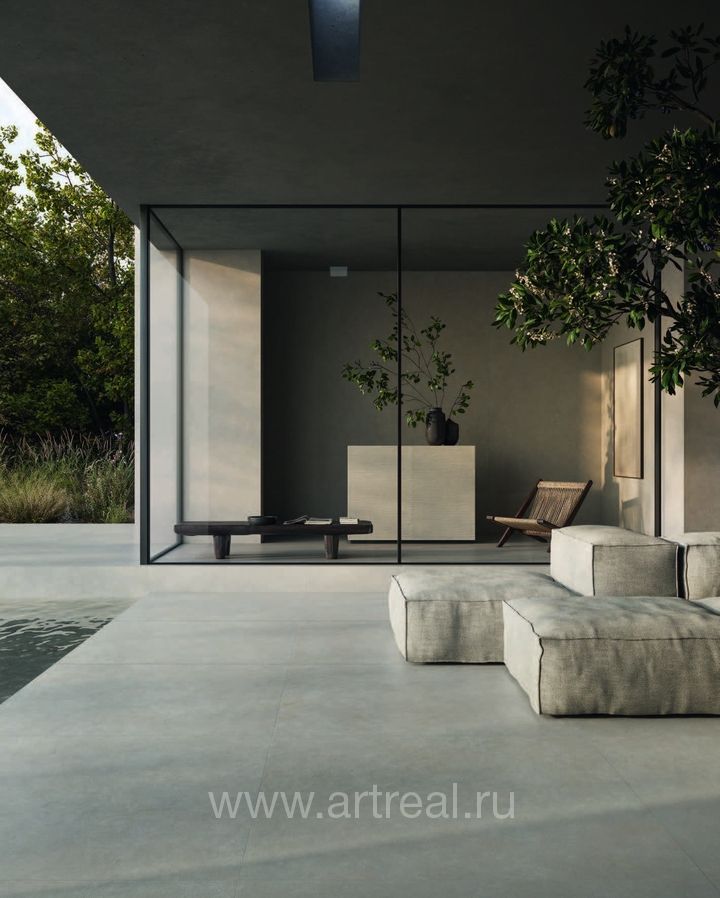 Керамогранит Piemme Cement Vibes в интерьере