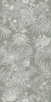 Kerama Marazzi Таделакт декор Декор зелёный светлый матовый 60*119.5*9