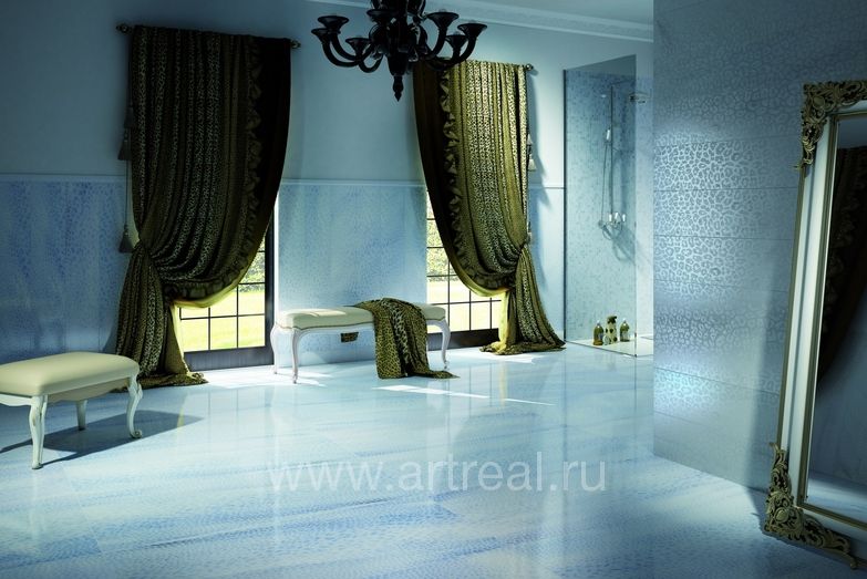 Керамогранит Roberto Cavalli Giaguaro Mask в интерьере