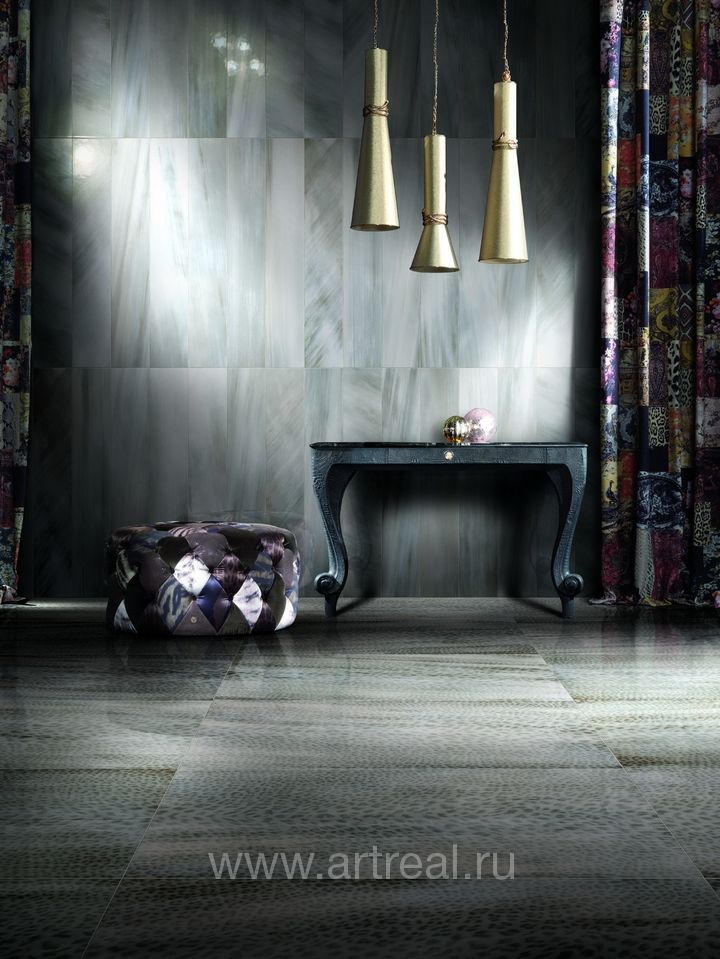 Керамогранит Roberto Cavalli Giaguaro Mask в интерьере