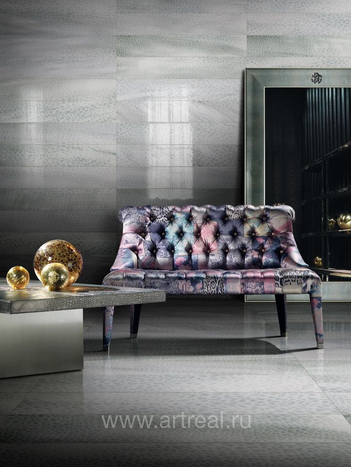 Керамогранит Roberto Cavalli Giaguaro Mask в интерьере