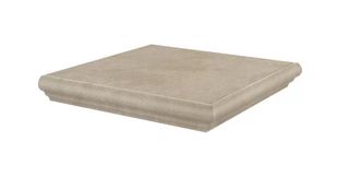 Kerama Marazzi Хадду керамогранит Ступень угловая бежевый матовый 34*34*8