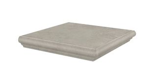 Kerama Marazzi Хадду керамогранит Ступень угловая серый светлый матовый 34*34*8