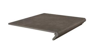 Kerama Marazzi Хадду керамогранит Ступень фронтальная коричневый матовый 40.2*34*8