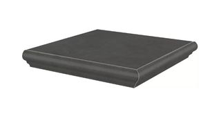 Kerama Marazzi Хадду керамогранит Ступень угловая серый тёмный матовый 34*34*8