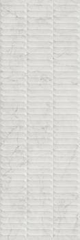 Kerama Marazzi Тубкаль настенная плитка Белый глянцевый структура обрезной 30*89.5*10