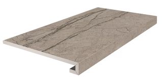 Kerama Marazzi Ифран фронтальная ступень Ступень клееная фронтальная бежевый светлый матовый обрезной 33*60*9