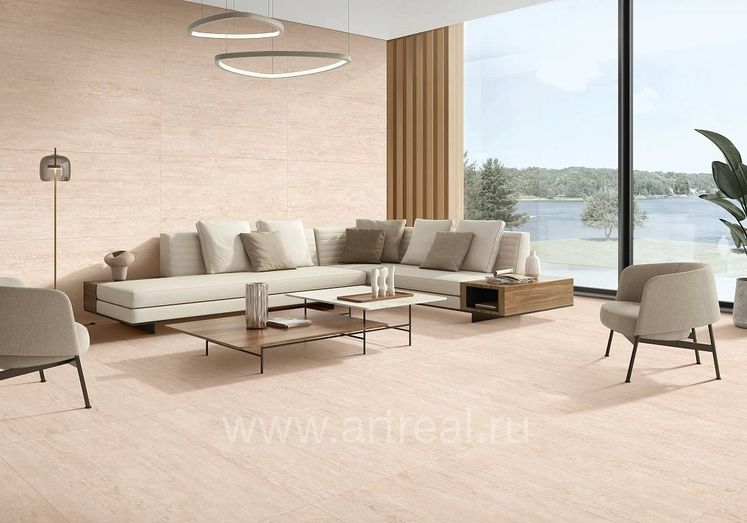 Kerlife Russia Travertino Керамогранит Kerlife Russia Travertino в интерьере