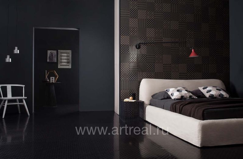 Керамическая плитка Tagina Deco D'Antan в интерьере спальни