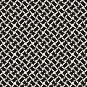 Базовая плитка Deco d'Antan Filet Noir-Blanc  60*60*1