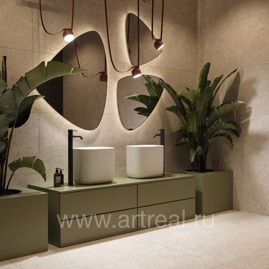 Керамогранит Kerranova Monochrom в интерьере