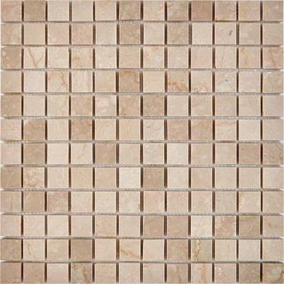 Pixel Mosaic Каменная мозаика мозаика Cream marfil 23x23 30.5*30.5*6