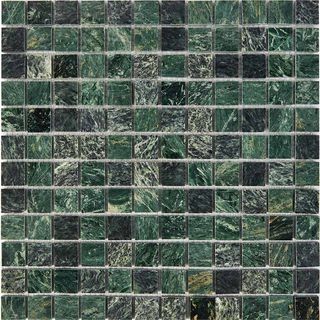 Pixel Mosaic Каменная мозаика мозаика Spider Green 23x23 30.5*30.5*6