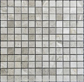 Pixel Mosaic Каменная мозаика мозаика Tundra Grey 23x23 30.5*30.5*4