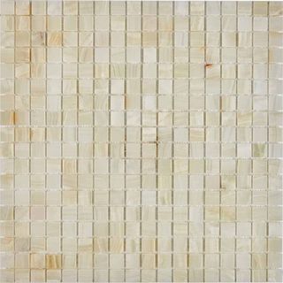Pixel Mosaic Каменная мозаика мозаика White onyx 15x15 30.5*30.5*6
