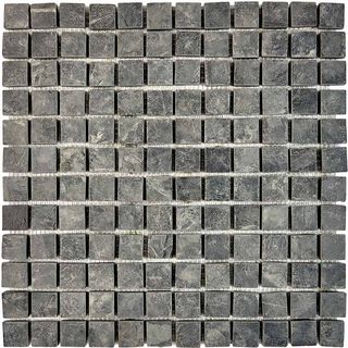 Pixel Mosaic Каменная мозаика мозаика Slate Black 23x23 30.5*30.5