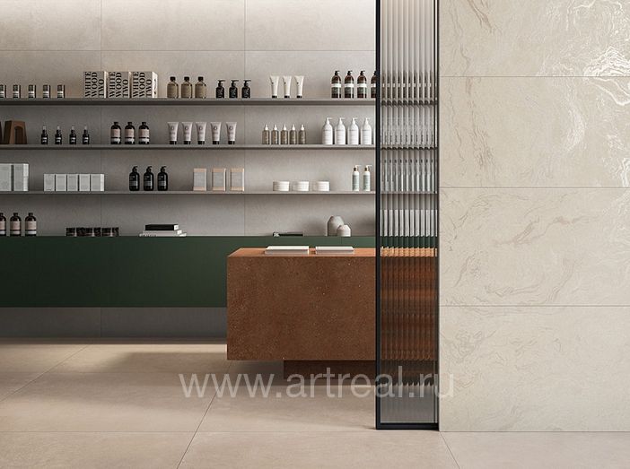 Керамогранит Vitra Russia LiquidSilk в интерьере