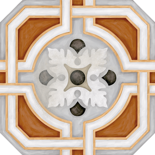 Vives Vodevil декор Octogono Zimer Multicolor 20*20