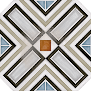 Vives Vodevil декор Octogono Ritter Multicolor 20*20