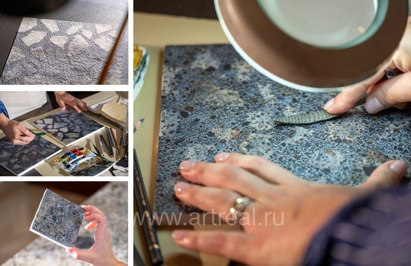 Керамогранит Fap Materia Eclettica в интерьере