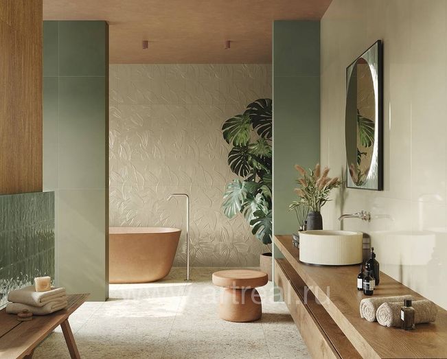 Керамическая плитка Fap Materia Brillante в интерьере