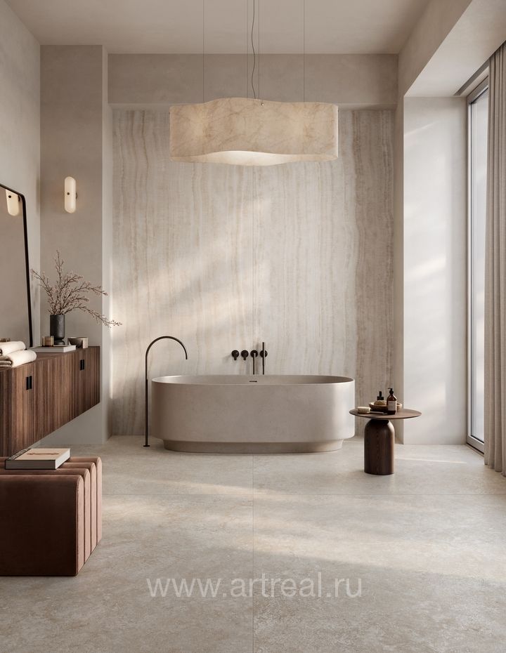 Ragno Realstone Travertino Керамогранит Ragno Realstone Travertino в интерьере