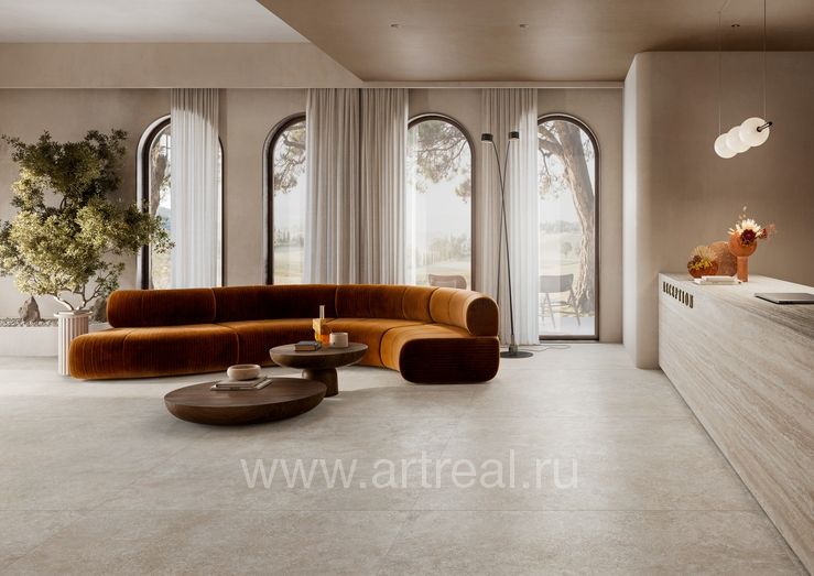 Ragno Realstone Travertino Керамогранит Ragno Realstone Travertino в интерьере