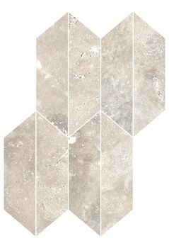 Ragno Realstone Travertino керамогранит Mosaico Losanga Cross Beige 29.4*40.7*9