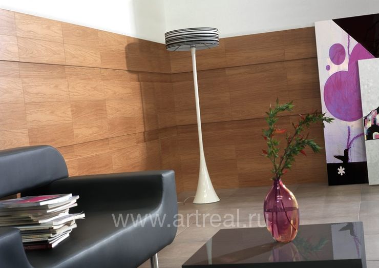 Интерьер коллекции керамического паркета Kalida фабрики Fanal (Испания)