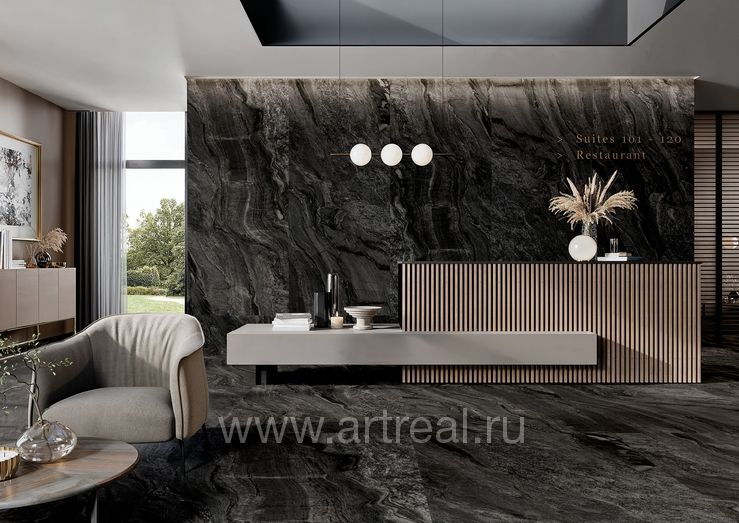 La fabbrica Graniti Керамогранит La fabbrica Graniti в интерьере