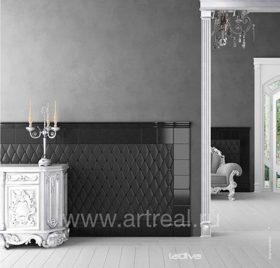 Ккерамическая плитка La Diva Veronica черная