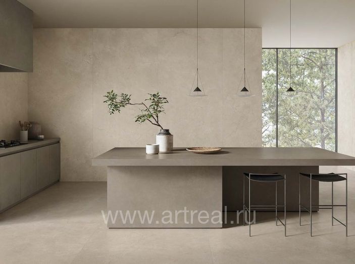 Керамогранит Italgraniti Calcis в интерьере
