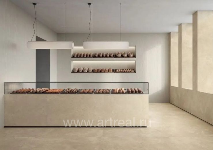 Керамогранит Italgraniti Calcis в интерьере