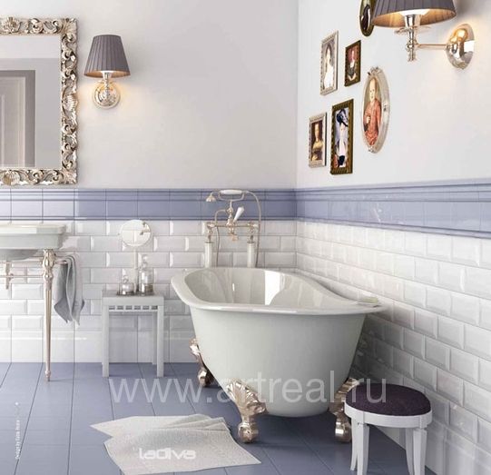 Керамическая плитка La Diva Violante лиловая