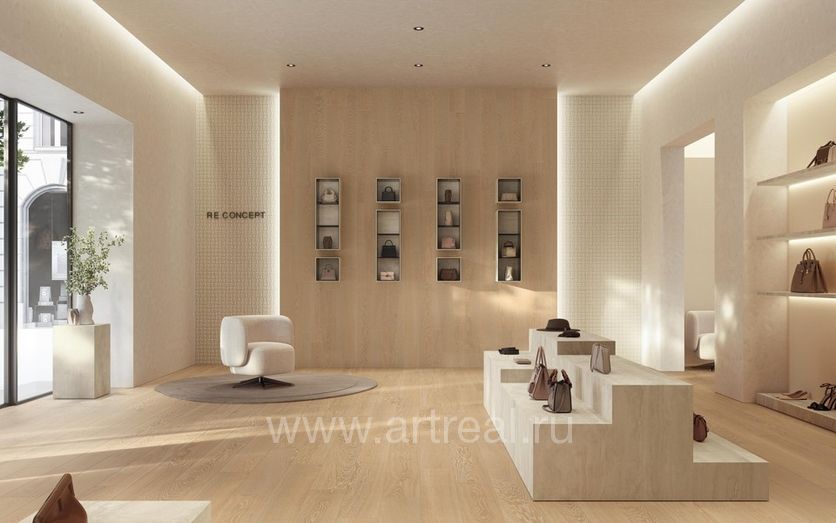 Atlas Concorde Log Select Керамогранит Atlas Concorde Log Select в интерьере