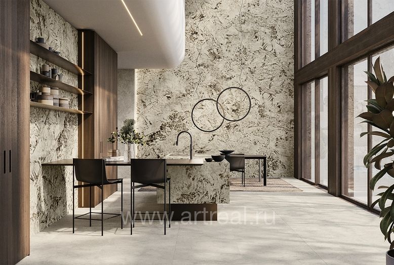 Керамогранит Atlas Concorde Marvel Epic в интерьере