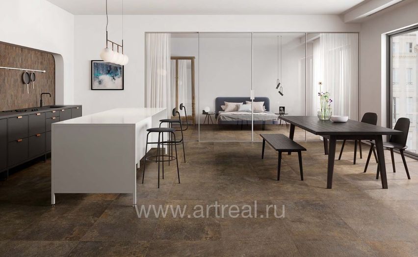 Керамогранит Cercom Absolute Stone в интерьере