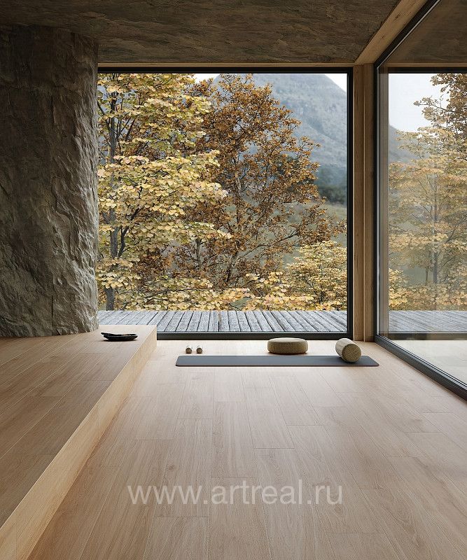 Керамогранит Vitra Russia МассивВуд в интерьере