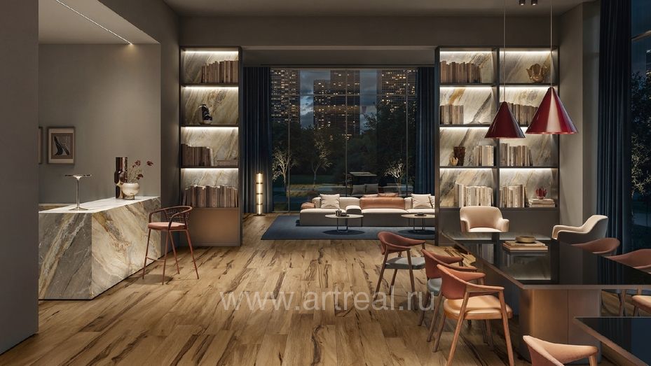 Italon Аура Керамогранит Italon Аура в интерьере