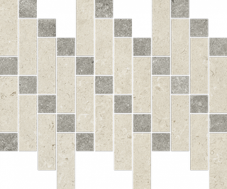 Italon Аура мозаика Стоун Уайт Мозаика Хэритэйдж 37.9*31.6*9