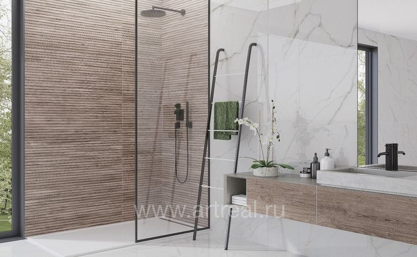 Керамическая плитка Jano Tiles Ribbon в интерьере